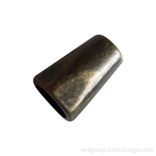 Alloy cord end, metal stopper, OEM orders are welcome